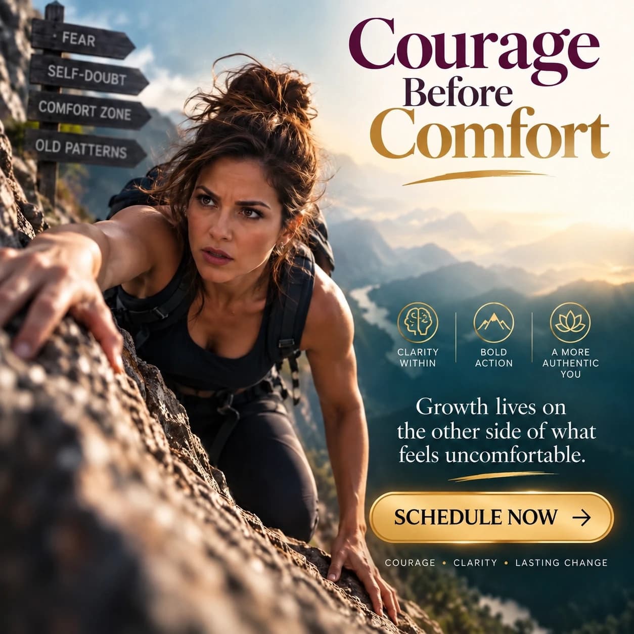 Courage Before Comfort
